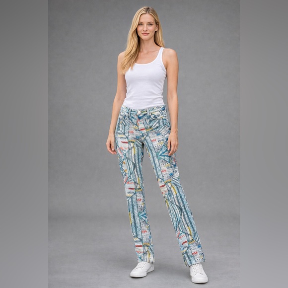 Rag & Bone Multicolor Abstract leggings